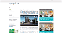 Desktop Screenshot of lujanturismo.net